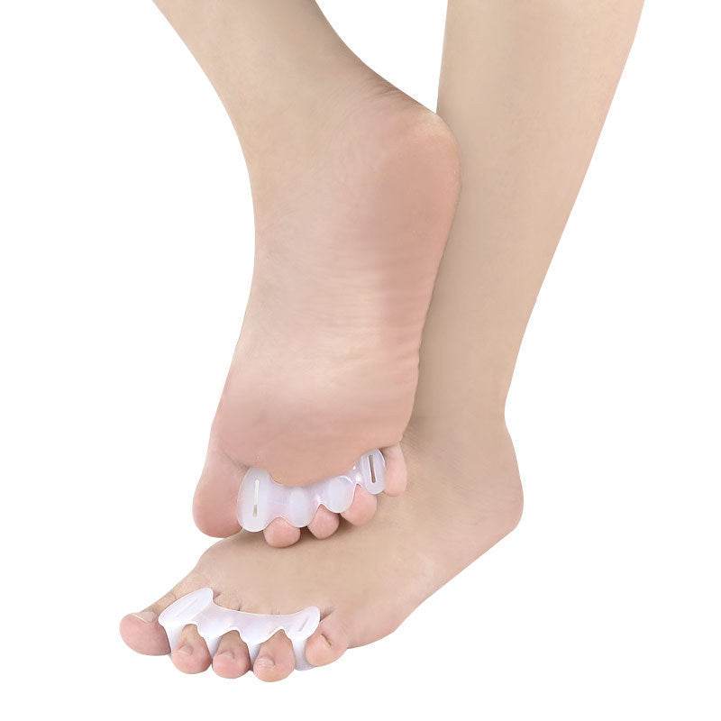 Three-hole Silicone Hallux Valgus Toe Separator Brace - Mubimart