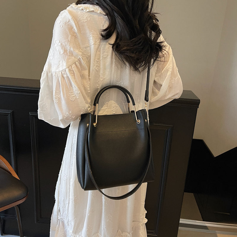 Bucket Bag Simple All-match Portable Shoulder Crossbody Bags