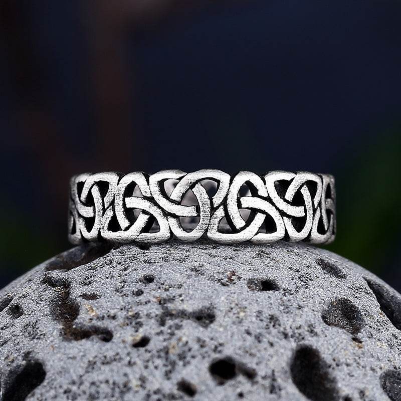 European And American Retro Viking Titanium Steel Ring For Men And Women - Mubimart