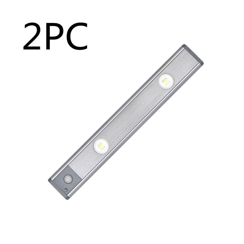 Motion Sensor Lamp Under The Cabinet Dimmable Cabinet Lamp Rechargeable Magnetic Suction Installation Kitchen Night Light Wardrobe Lamp - Mubimart