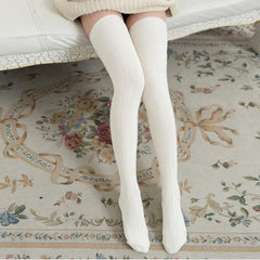 Women's Fashionable Knitted Over-the-knee Socks - Mubimart - Knee high socks 