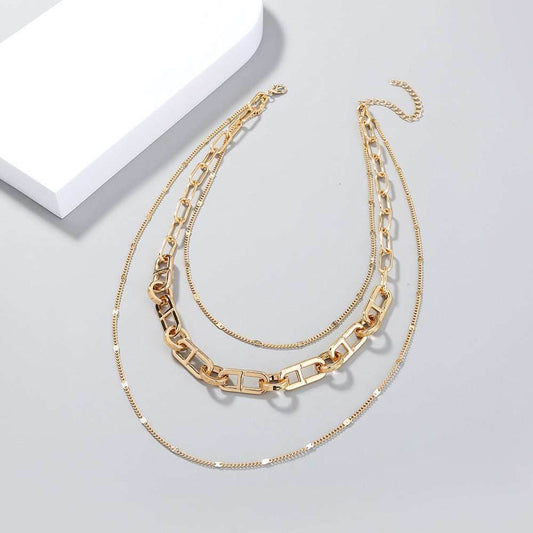 Japanese Word Chain Metal Chain Necklace Women - Mubimart