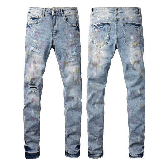 Jeans Slim Fit Skinny Pants - Mubimart