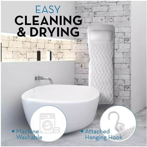 Bathroom Water-flushed Zone Pillow 3D Bath Bathtub Cushion - Mubimart