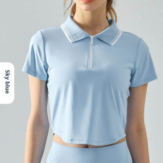 Loose Sports Workout Yoga Top - Mubimart