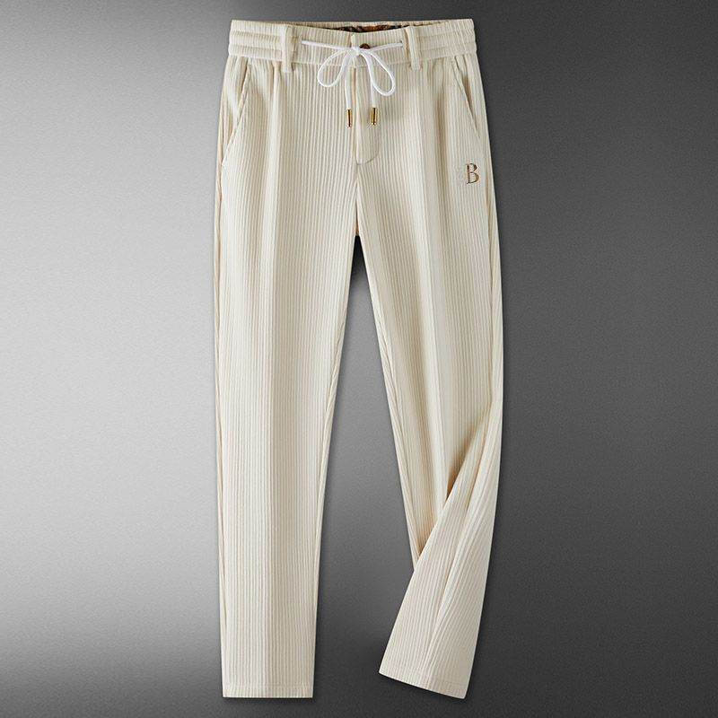 Fashionable Soft Corduroy Sweatpants For Men - Mubimart