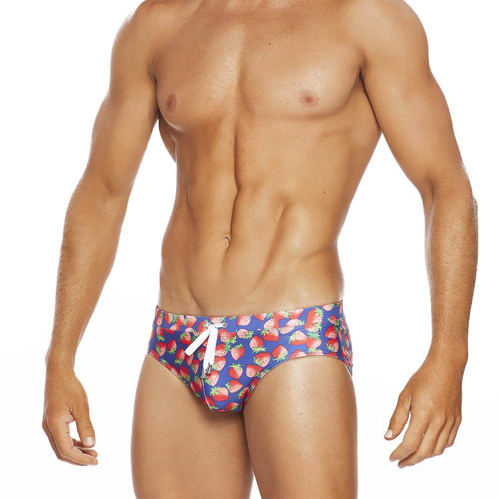 Mens Sexy And Playful Cute Strawberry Briefs - Mubimart