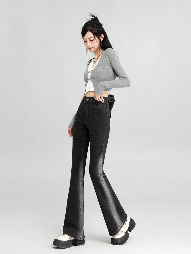 Fashionable High Waist Skinny Jeans For Women - Mubimart