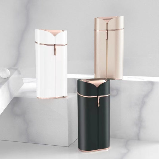 Mini-rasoir portable rechargeable à deux têtes pour femme, unisexe