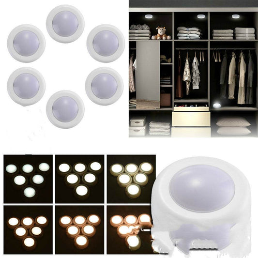 Creative Dimming Timing Cabinet Light Wireless Remote Control Night Light Touch Lamp Cabinet Light Small Night Lamp - Mubimart