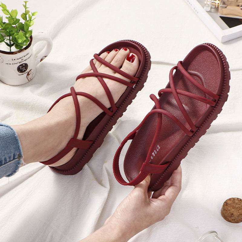 New Fashion Strappy Sandals Women - Mubimart
