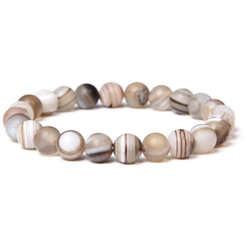 Natural Stone Beads Bracelet Men - Mubimart