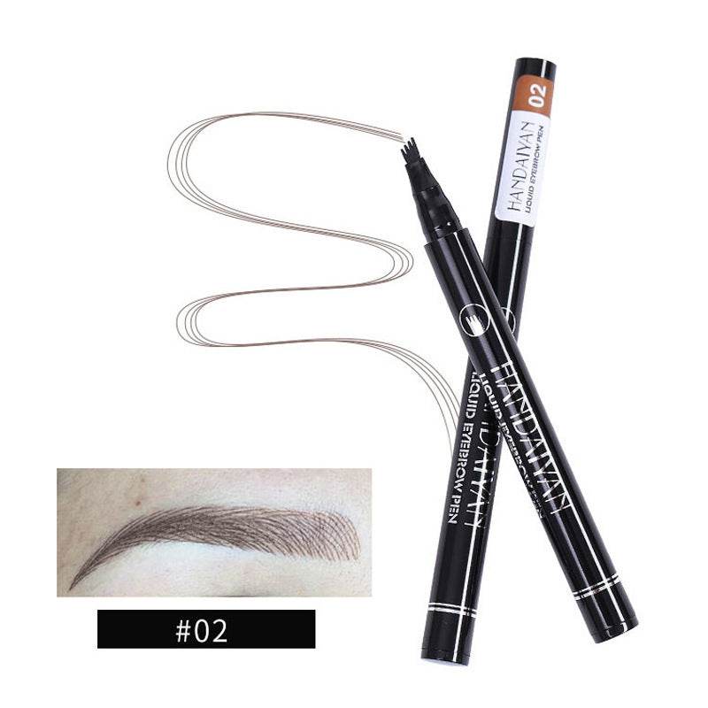 Four-head Eyebrow Pencil Liquid Eyebrow Pencil Tattoo Eyebrow Pencil Eyebrow Pencil 4-head Eyebrow Pencil Four-jaw Eyebrow Pencil - Mubimart
