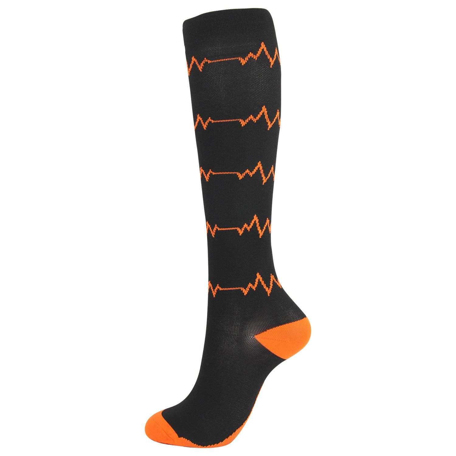 Sports Compression Socks Pattern Stretch Stockings - Mubimart