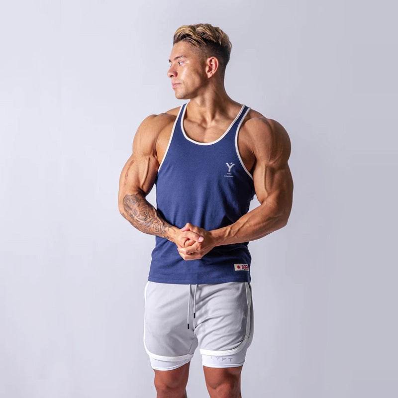 Men's Fashion Minimalist Sports Running Undershirt - Mubimart