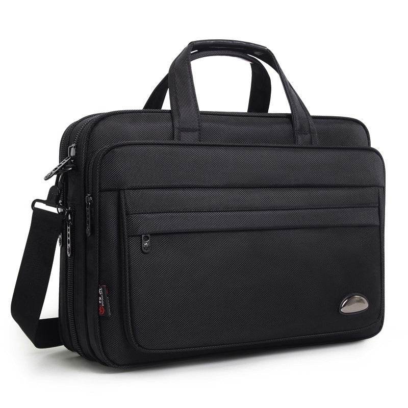 Men's Waterproof Oxford Large Capacity Briefcase - Mubimart