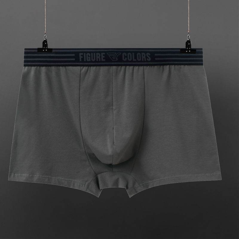 Men's Boxers Cotton Breathable Low Waist - Mubimart
