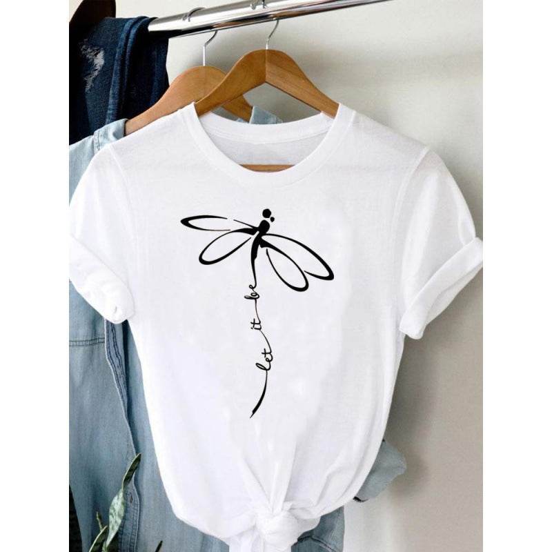 Women's Plus Size Short-sleeved T-shirt - Mubimart