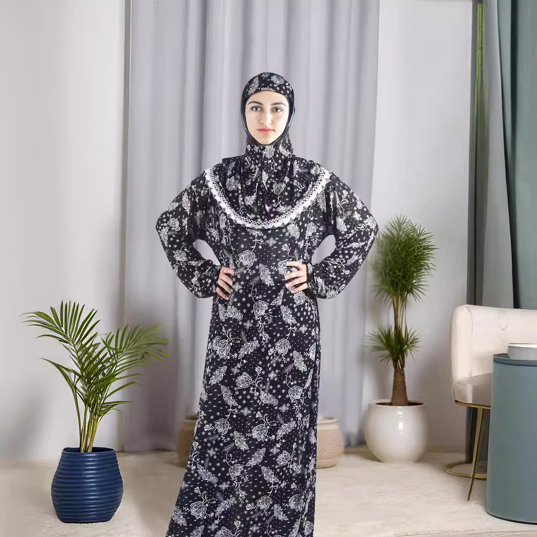 Plus Size Women's Arabic Robe Muslim Classic Fashion Dress - Mubimart -  