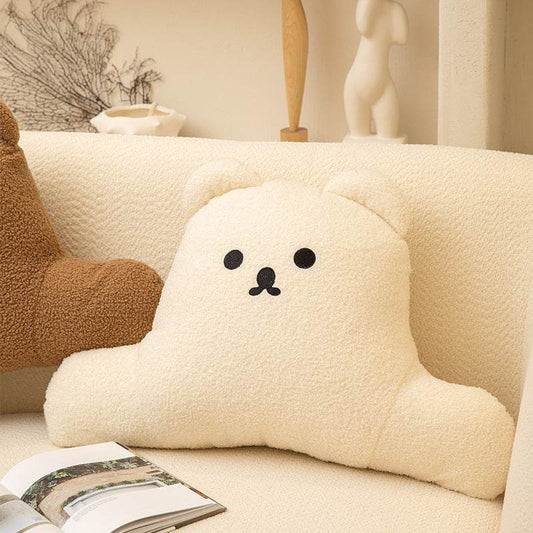 Lumbar Seat Cushion Bear Pillow - Mubimart