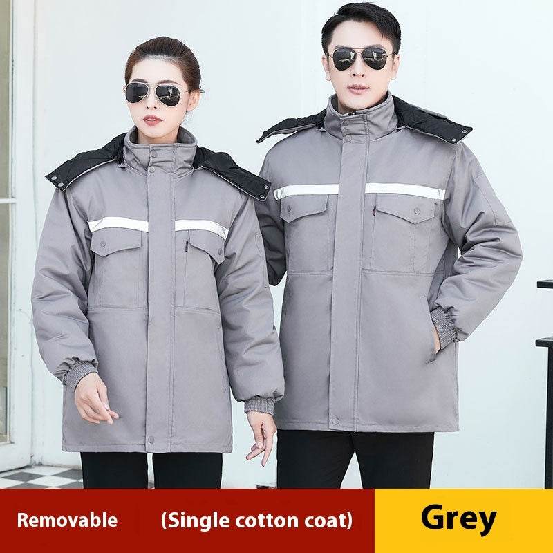 Winter Work Clothes Cotton-padded Coat For Men - Mubimart