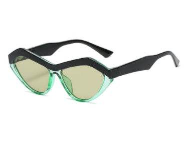 Cat Eye Fashion Triangle Sports Sunglasses - Mubimart