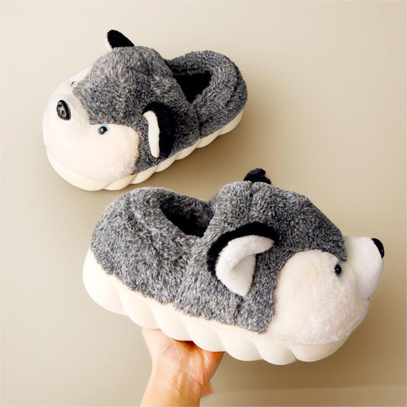 Bag With Men's Cotton Slipper Plush - Mubimart -  