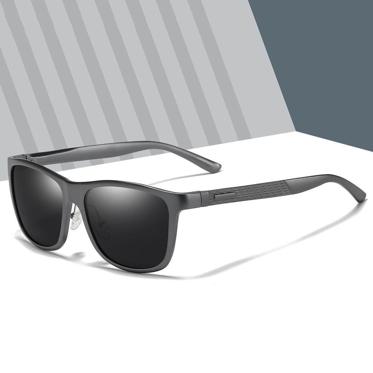 Fashion Aluminum Magnesium Polarized Sunglasses - Mubimart