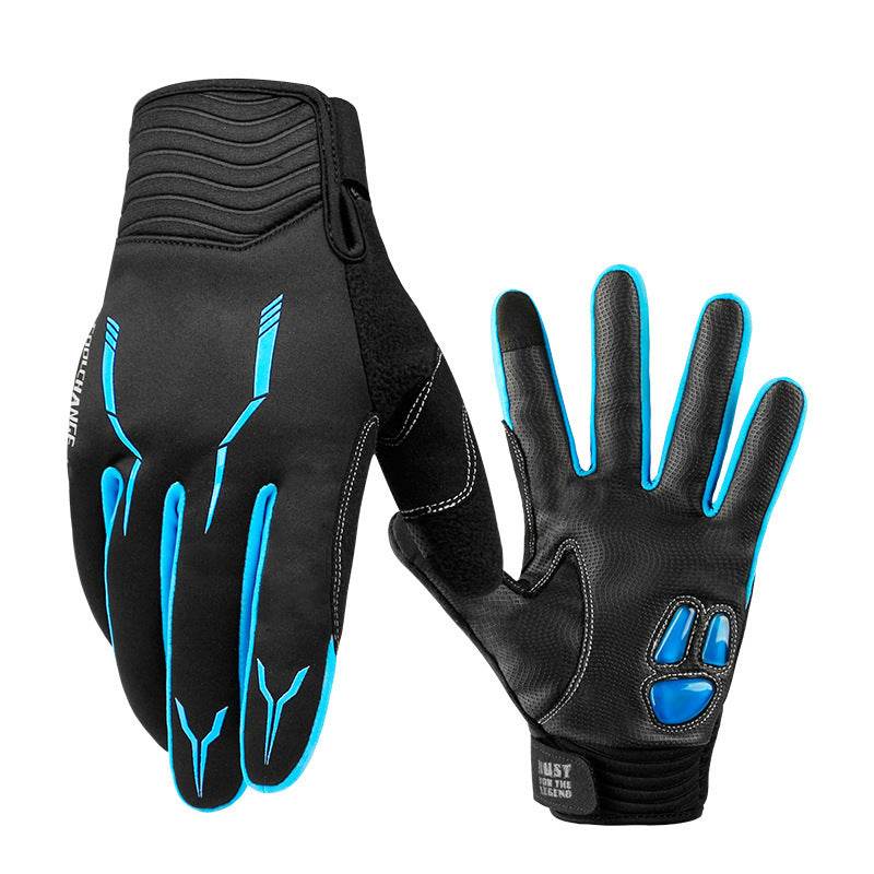 Highway Bicycle Gloves Long Finger Bicycles For Men And Women Cycling Fixture Autumn And Winter - Mubimart