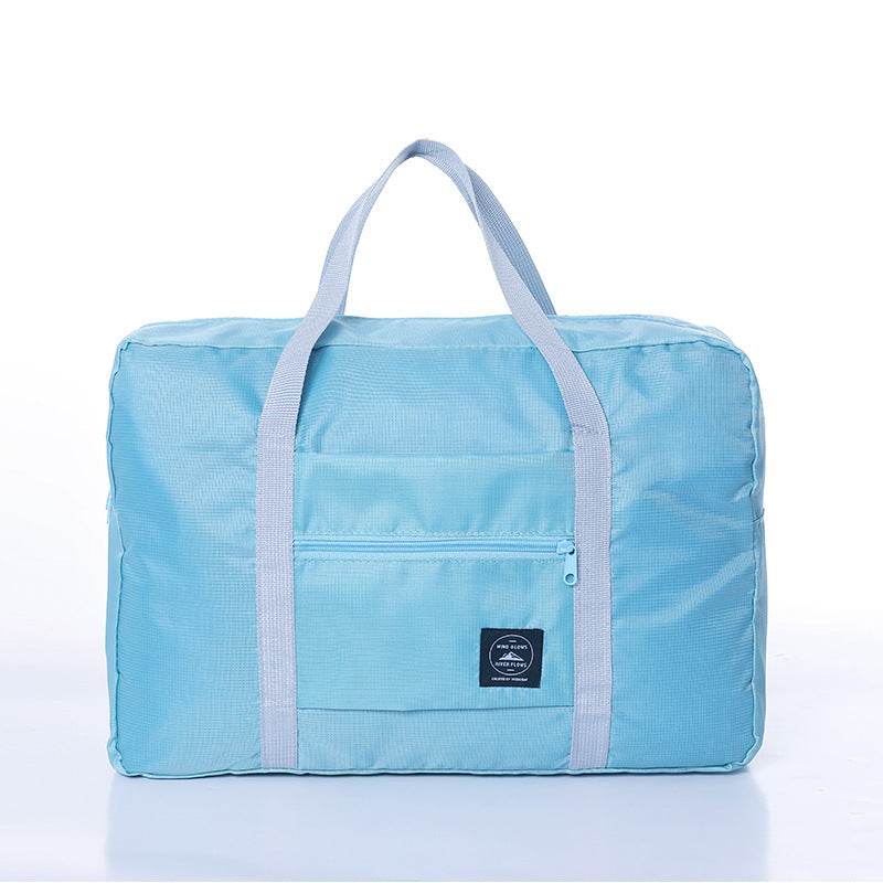 Foldable Travel Duffel Bag Women Home Sort Out Quilt Blanket Bag - Mubimart