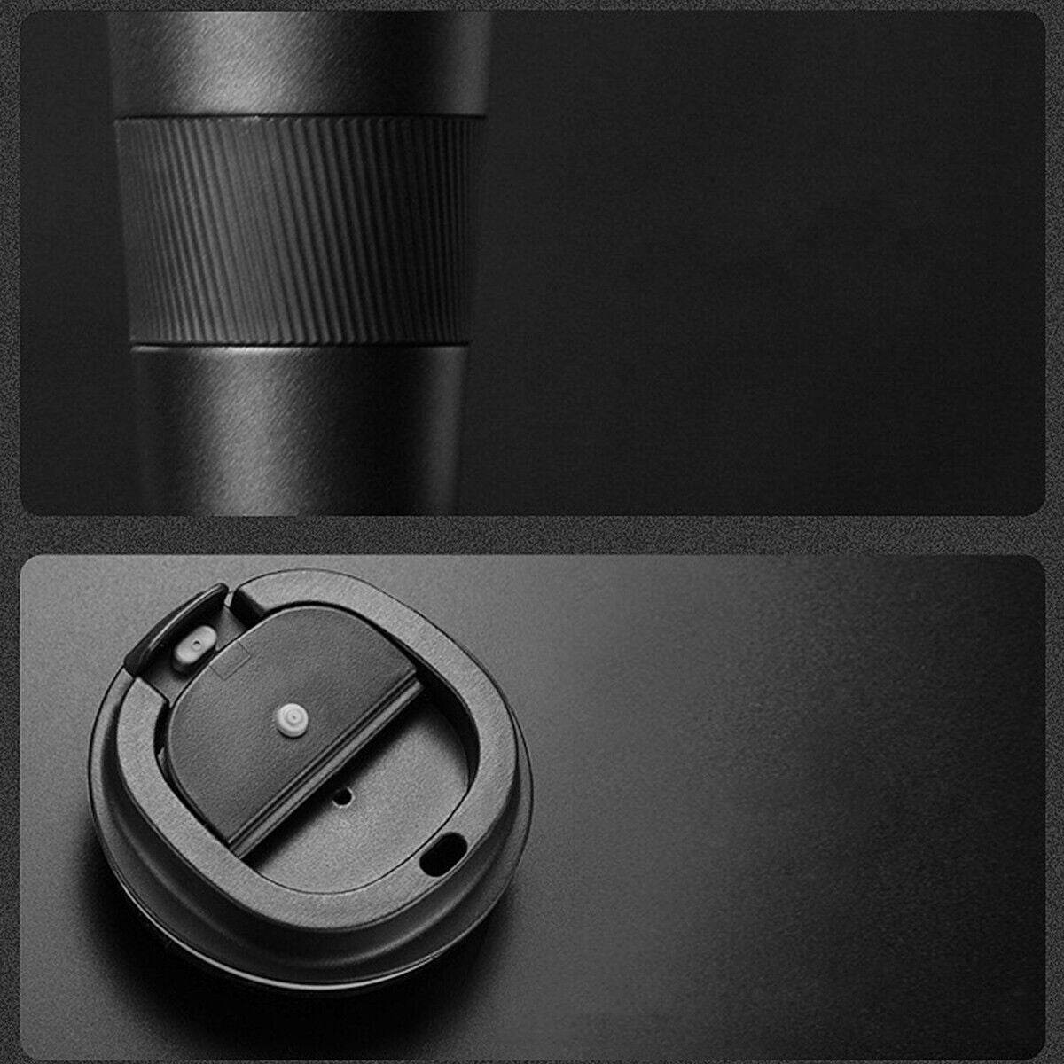 510ML Leakproof Insulated Thermal Travel Stainless Steel Coffee Mug Cup Flask - Mubimart