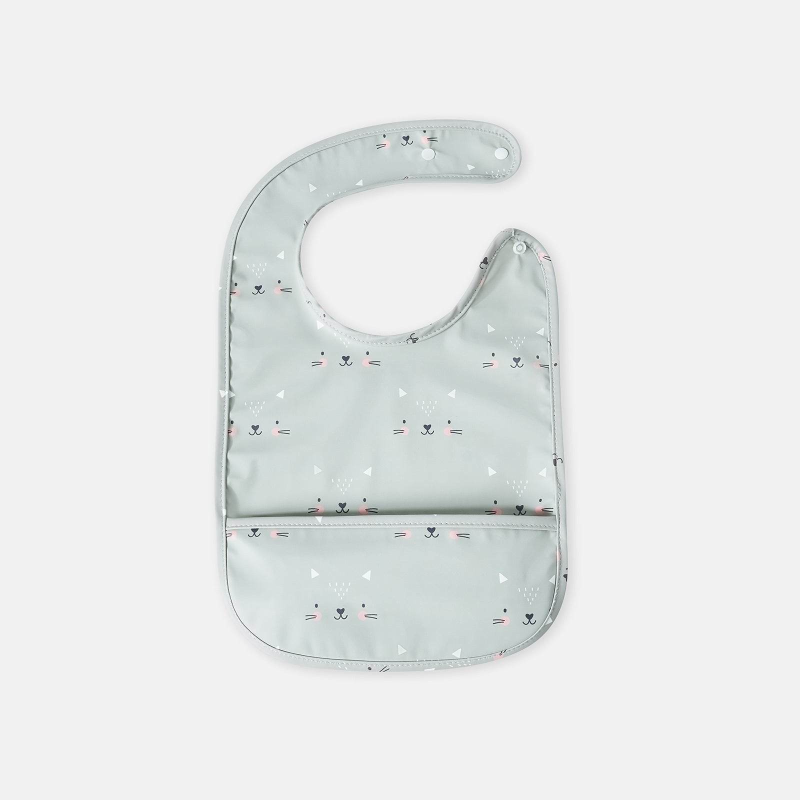 Waterproof Snap Fastener Bib Eating Saliva Towel Child Bib Overclothes - Mubimart