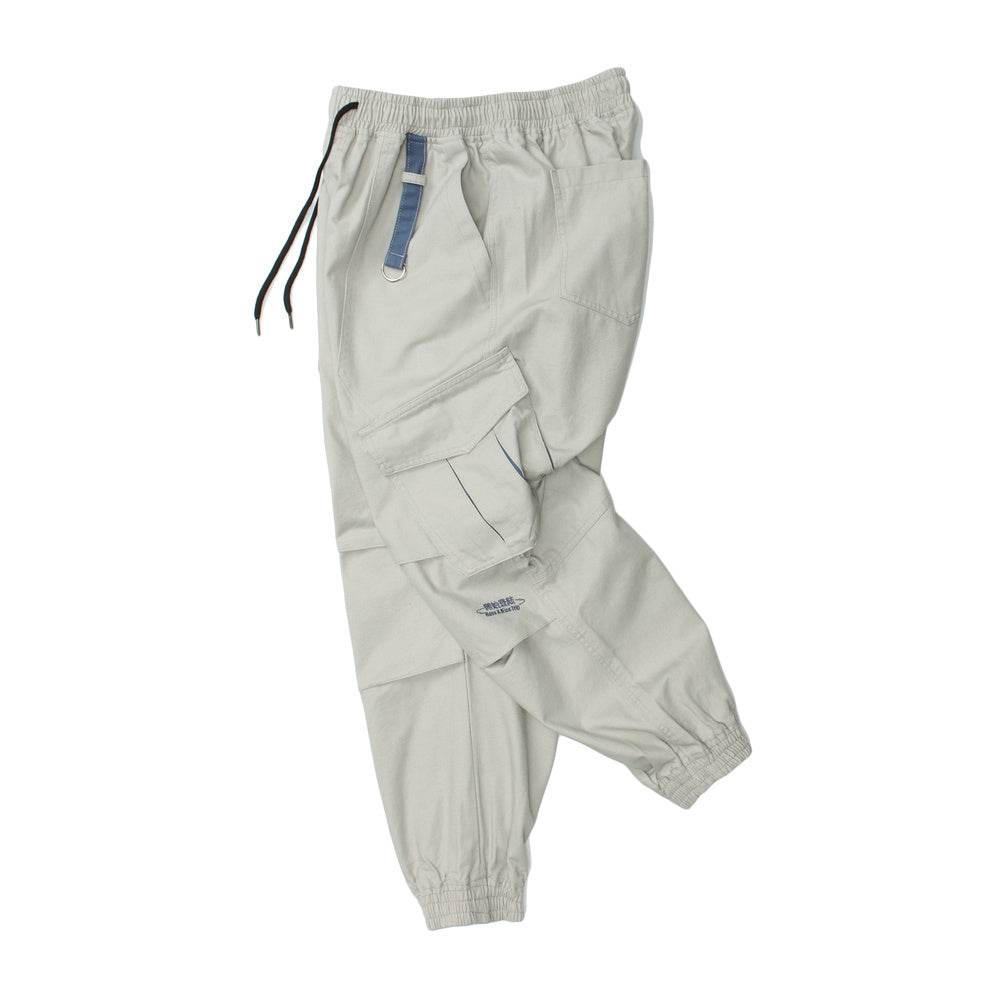Military Cargo Jogger Pants Men's Fashionable Pocket Pleated - Mubimart