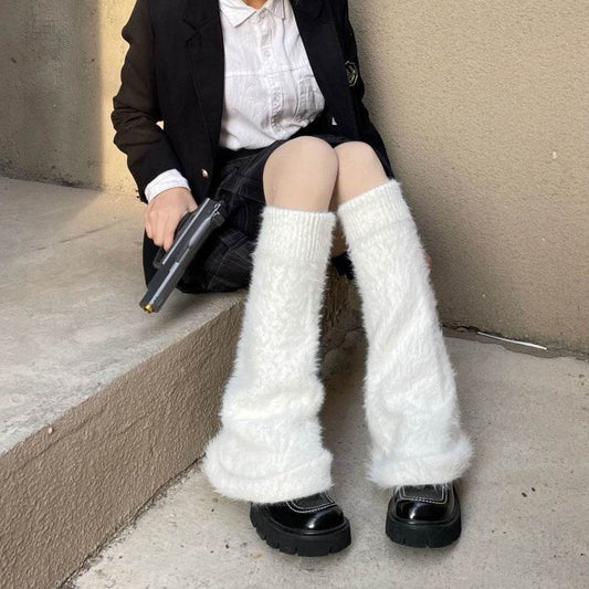 Hosiery Set Spicy Girl Fur Mink - Mubimart