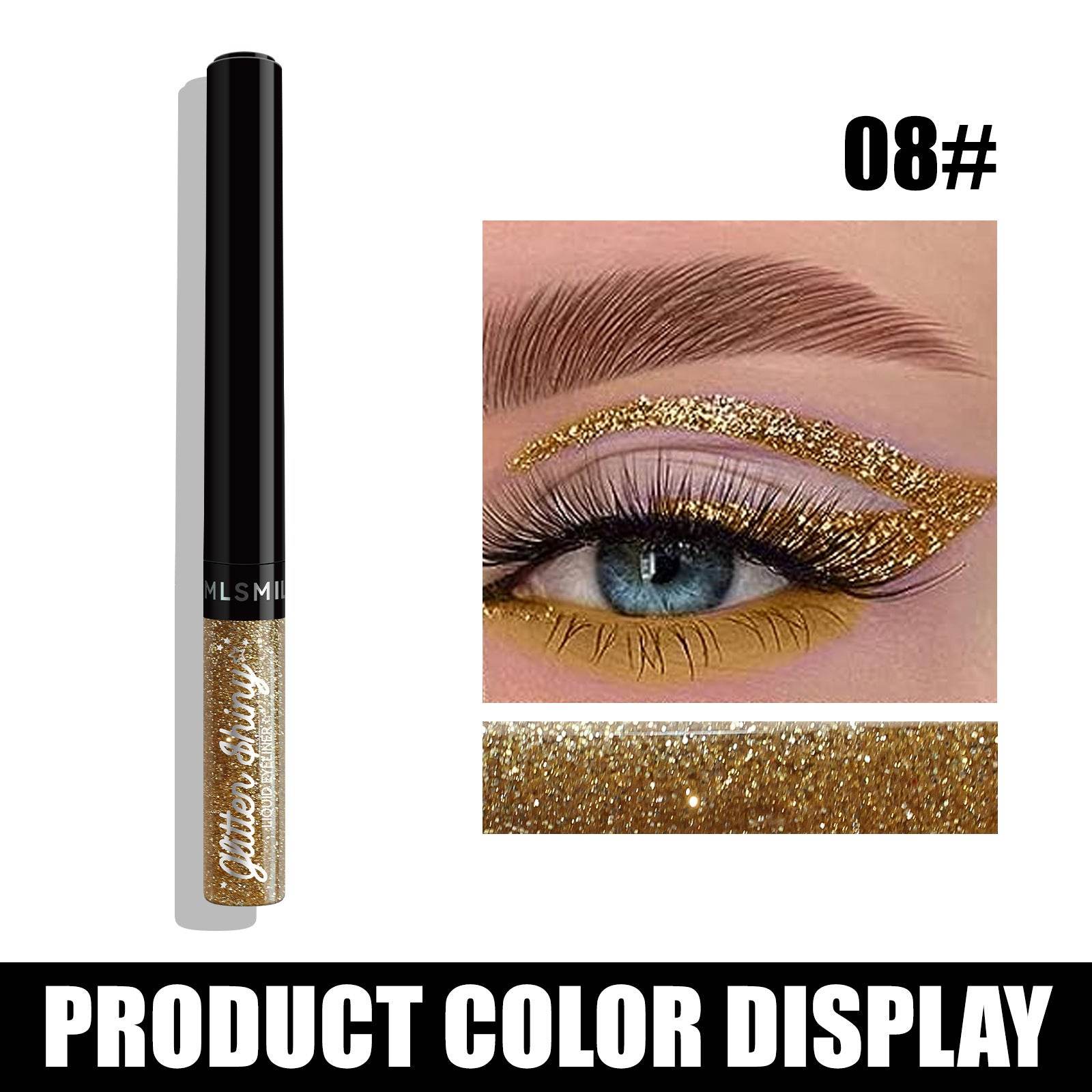 Quick Drying 12 Color Eyeliner Liquid - Mubimart