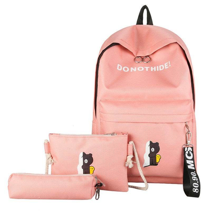 Women Backpack School Bag Beg Sekolah - Mubimart