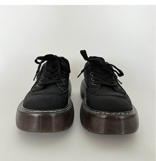 Thick Bottom Mary Jane Retro Women's Fashion Shoes - Mubimart
