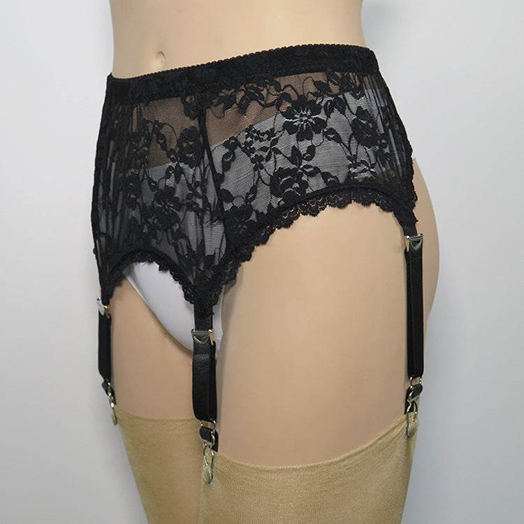 F4 Claw Non Slip Fastener Garter Belt Stockings - Mubimart