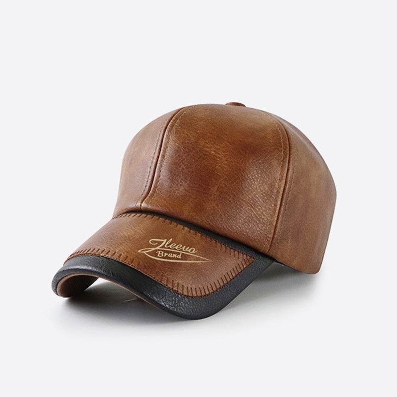 PU Washed Baseball Cap Hat - Mubimart