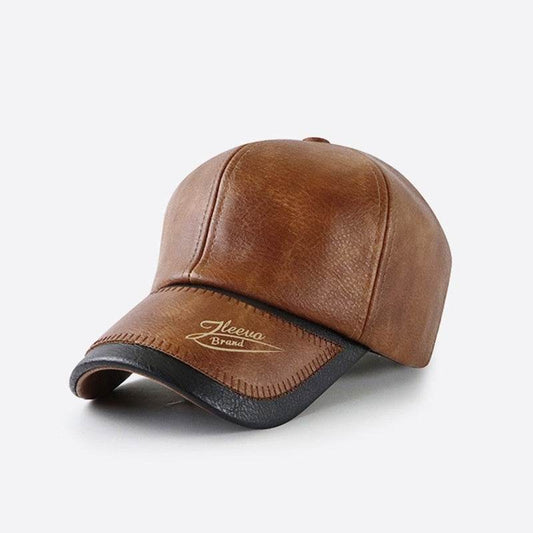 PU Washed Baseball Cap Hat - Mubimart