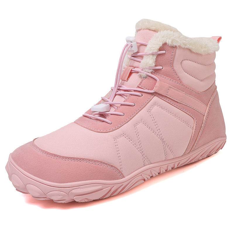 Outdoor Snow Boots Men's Platform Plus Waterproof Five-finger Hiking Shoes - Mubimart