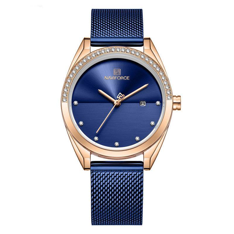 Waterproof Calendar Women Quartz Watch - Mubimart