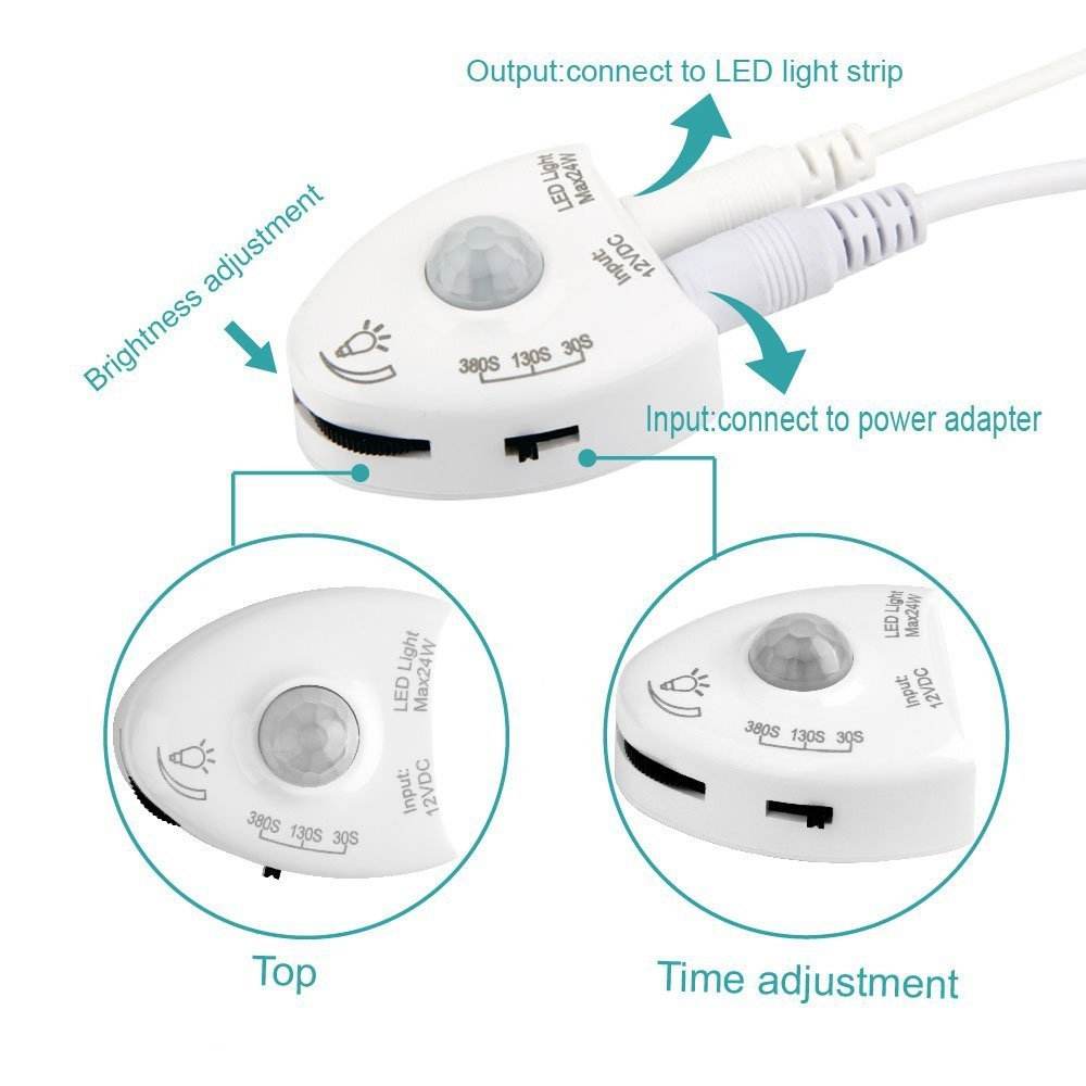 Smart Sensor Switch Wardrobe Cabinet Light Belt - Mubimart