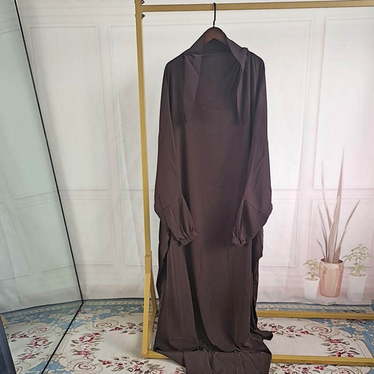 Women's Dress Dubai Middle East Turkey Plus Size Swing Robe - Mubimart