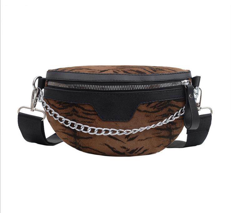Lady Leopard Print Fanny Pack Europe And America - Mubimart