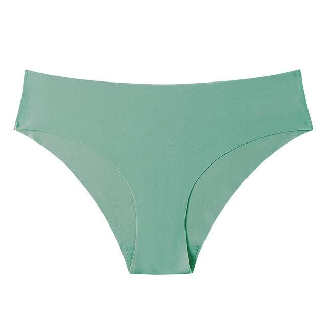Traceless Women's briefs Pregnant Women Large Size Ice Silk Breathable sports quick dry one-piece briefs - Mubimart