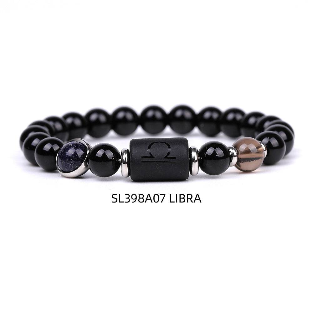Fashion Twelve Constellations Bracelets Men - Mubimart