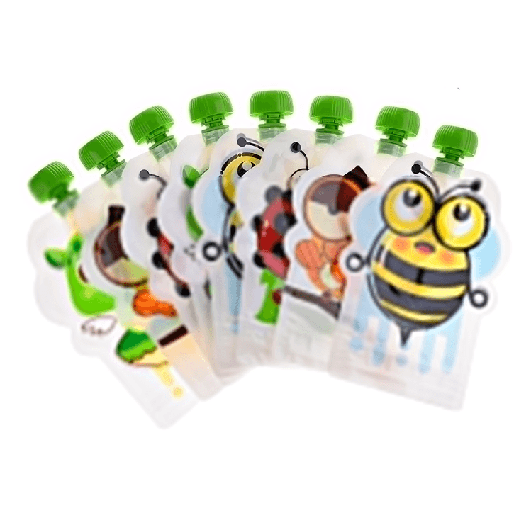8 Pcs Of Homemade Fruit Puree In A Sealed Food Supplement Storage Bag - Mubimart