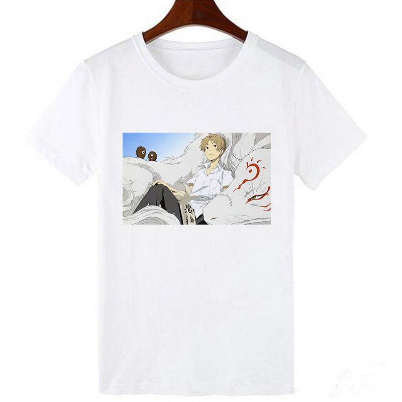 Horro Skull and Cat Femal Tshirt Top Tees kawai T-shirt - Mubimart