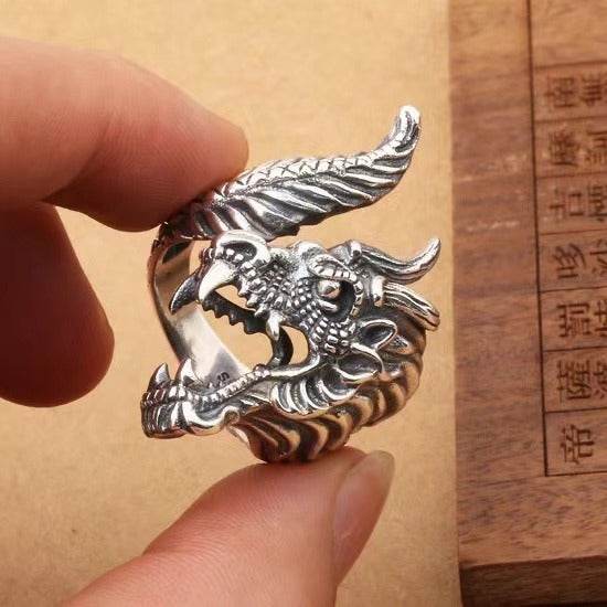 Domineering Men Faucet Ring Retro - Mubimart